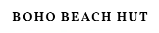 Boho Beach Hut Logo