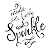 Made with Love and Sparkle Logo
