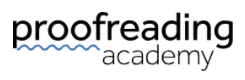Proofreading Academy Logo