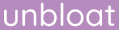 Unbloat Logo